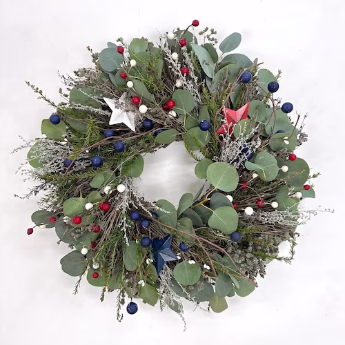 Red White and Blue Wreath